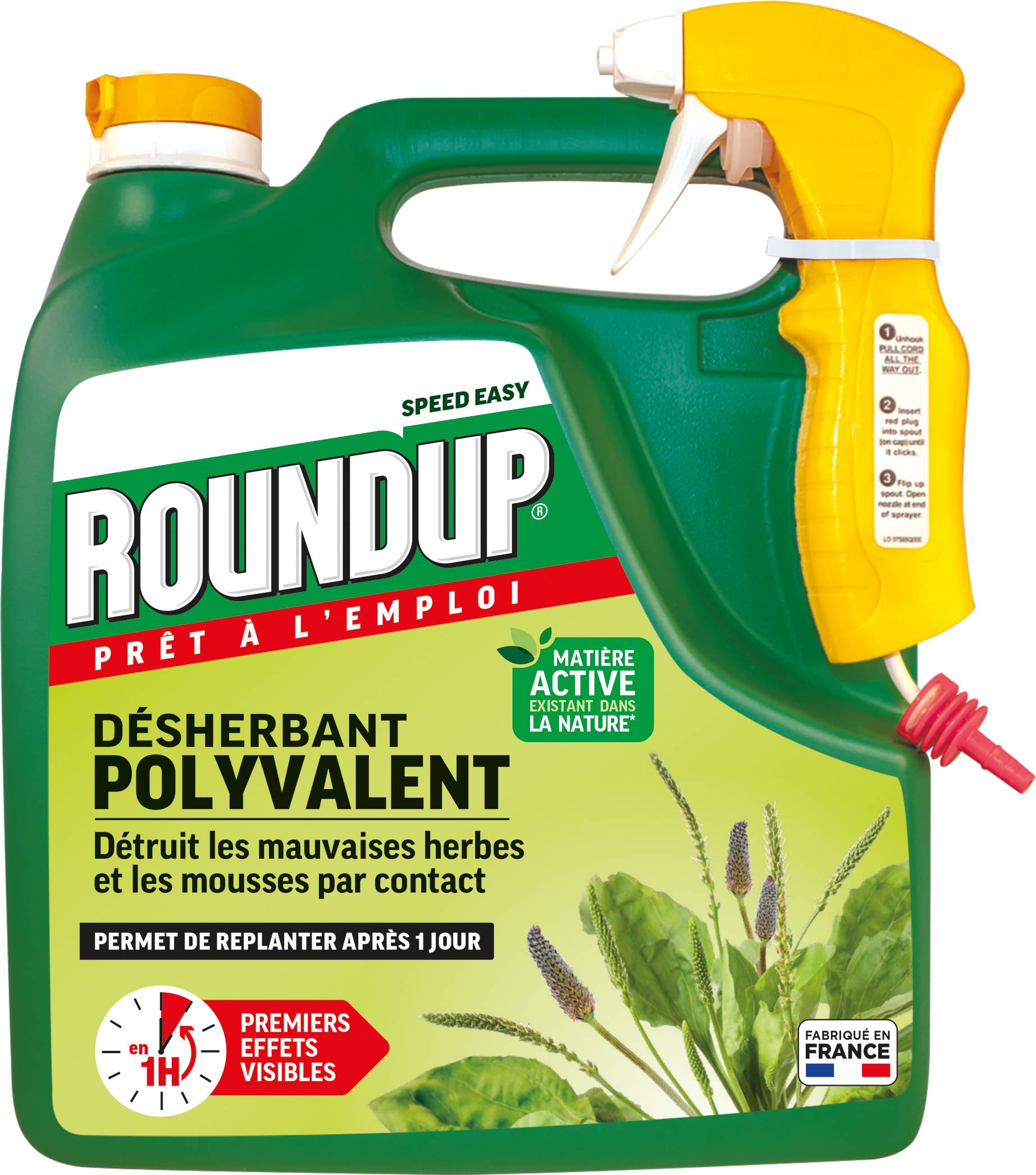 Roundup - Désherbant Multi 3L Pulvérisateur promo 5E