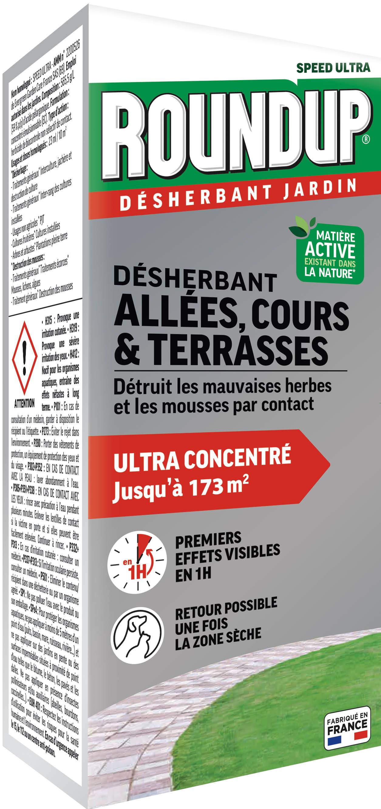 Roundup - Désherbant Concentré Allées Terrasses 400mL