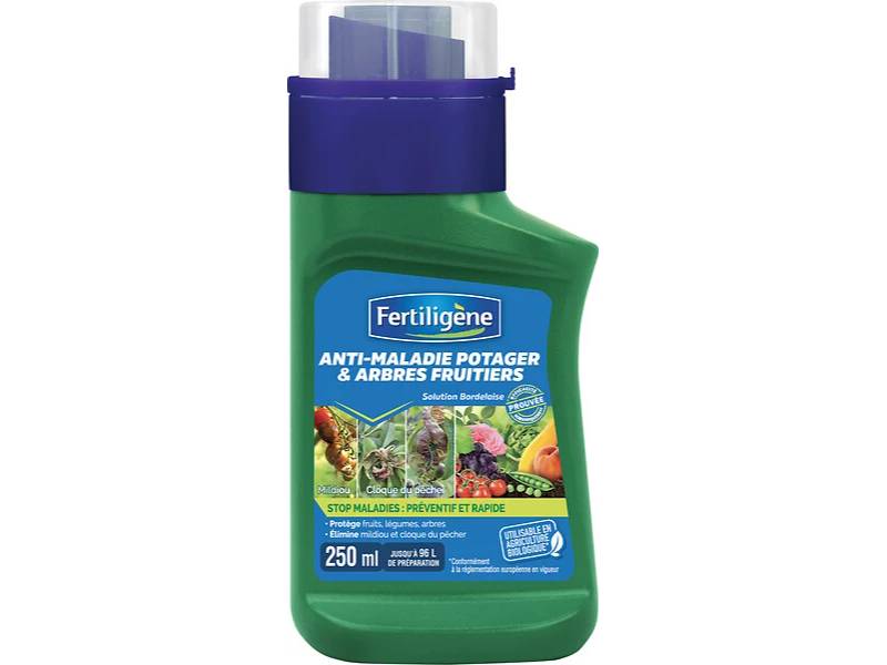 Fertiligène - Anti-maladies potager et arbres fruitiers 250mL