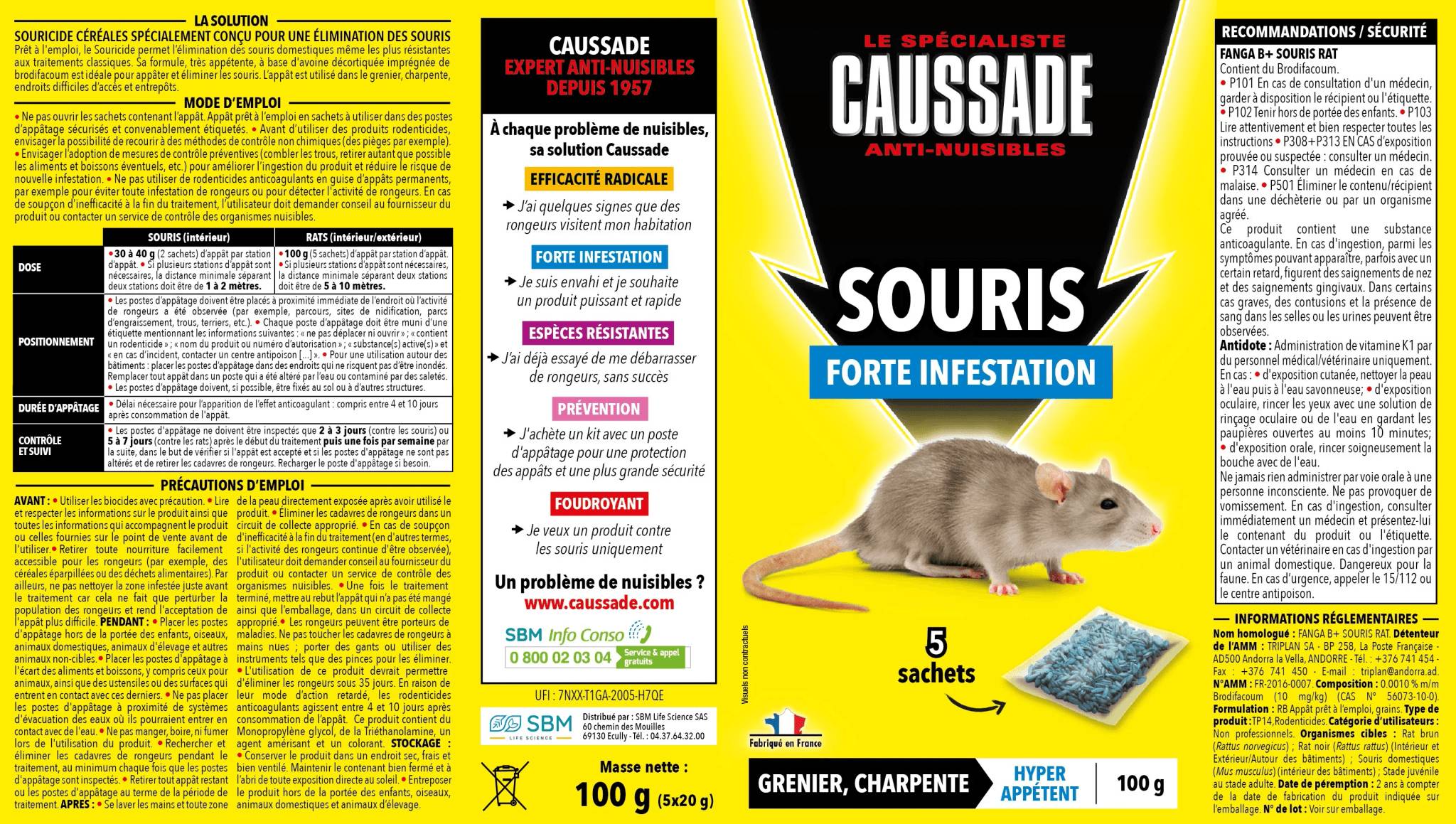 Caussade - Appât souris forte infestation - CAUSSADE - Image 2