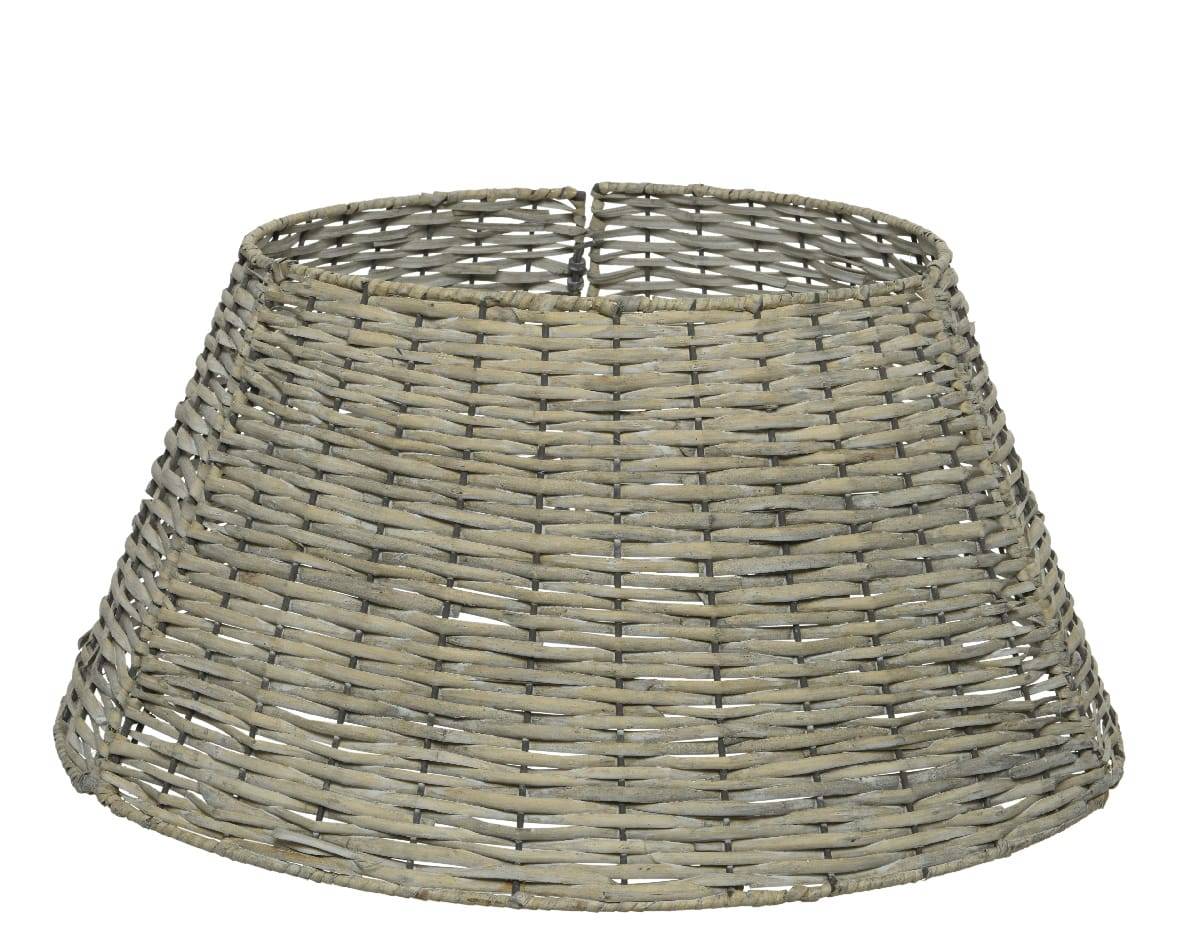 Decoris - Decoris - Cache-pied pour sapin en saule Gris Ø.57 x H.28 cm