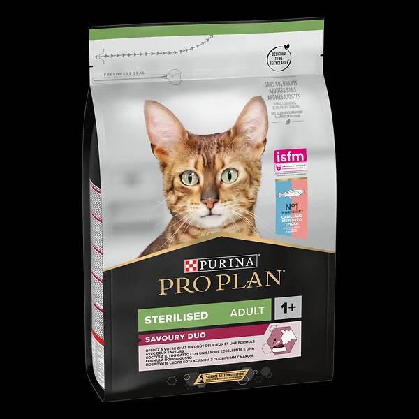 Purina Pro Plan - Croquettes chat Adulte Stérilisé Optisavour Cabillaud 3 kg - PRO PLAN - Image 2