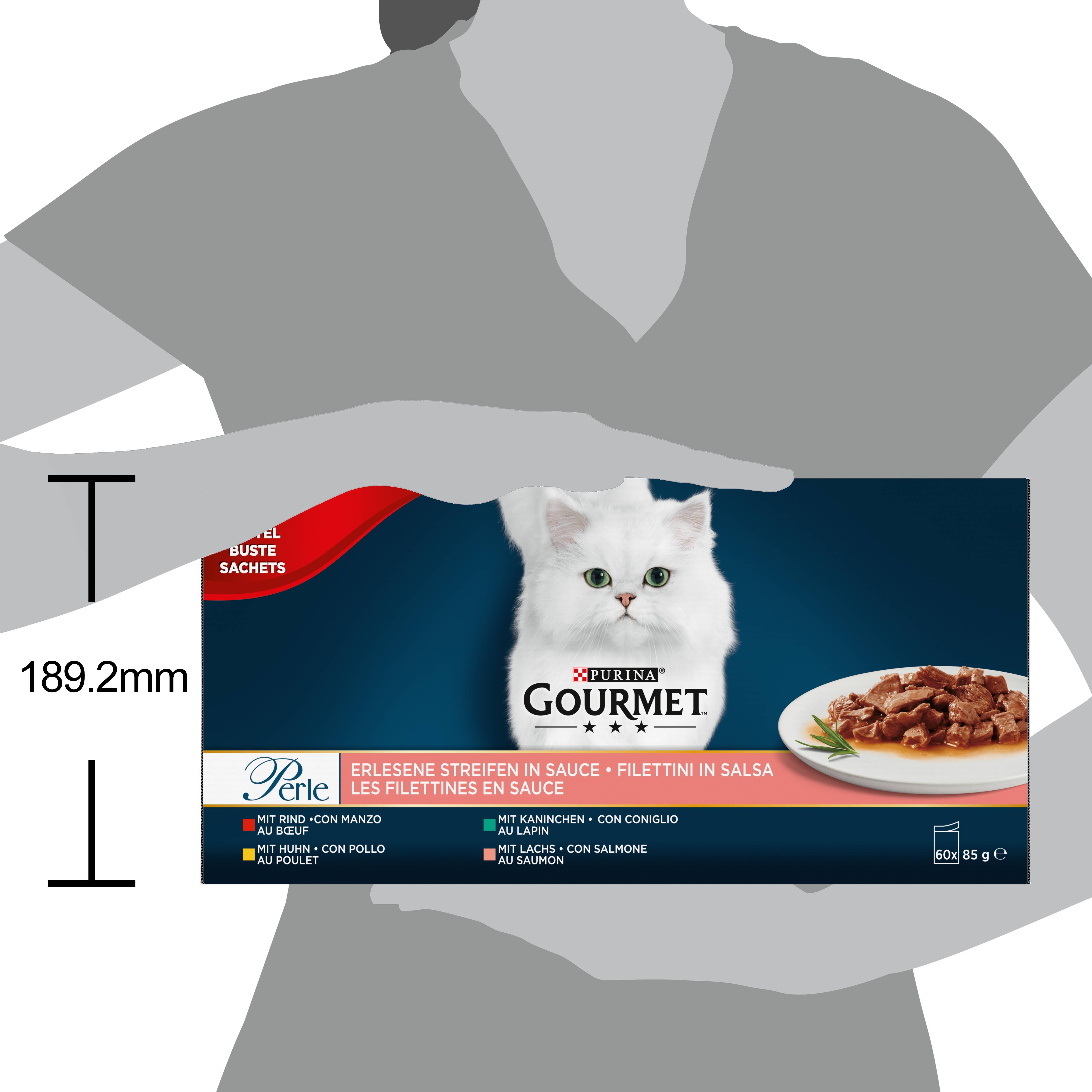 Purina Gourmet - Sachets chat Les Filettines en Sauce Multivariété 60x85 g- GOURMET PERLE - Image 6