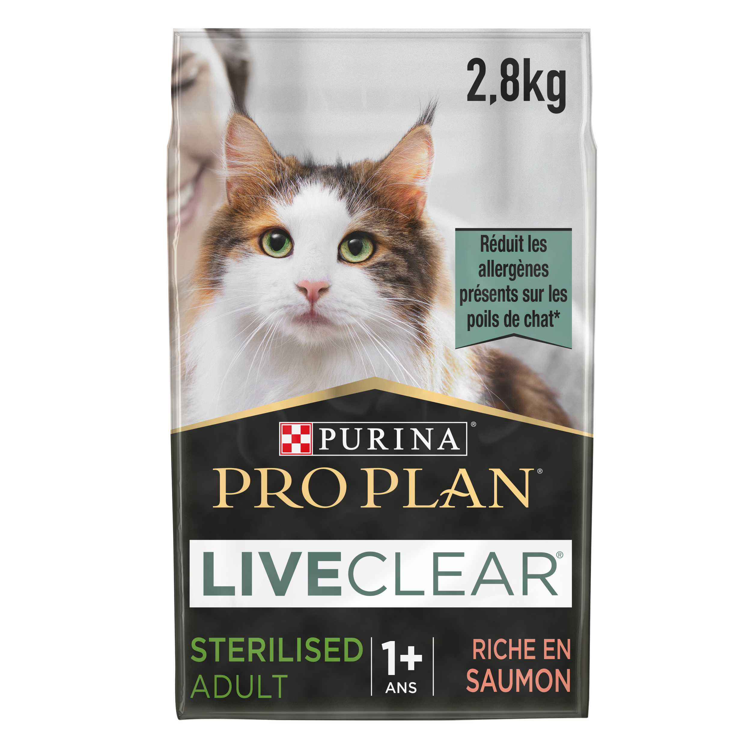 Purina One - Croquettes chat LiveClear Stérilisé Saumon2,8 kg - PRO PLAN - Image 5