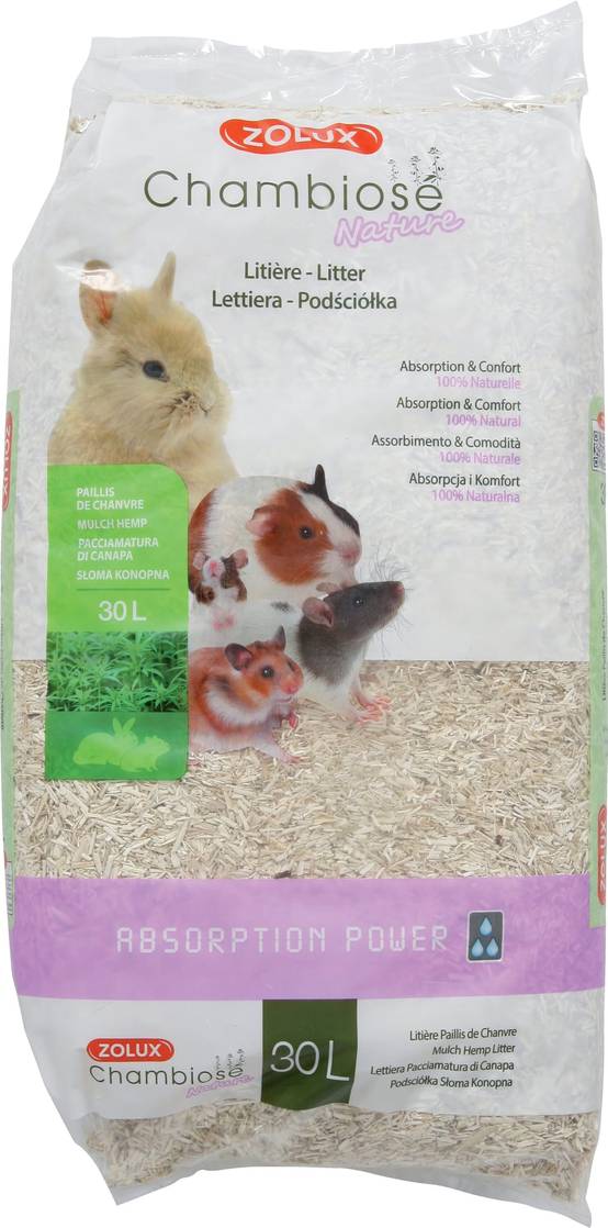 Zolux - Litière végétale naturelle biodégradable pour rongeurs 30 L - ZOLUX - Image 1