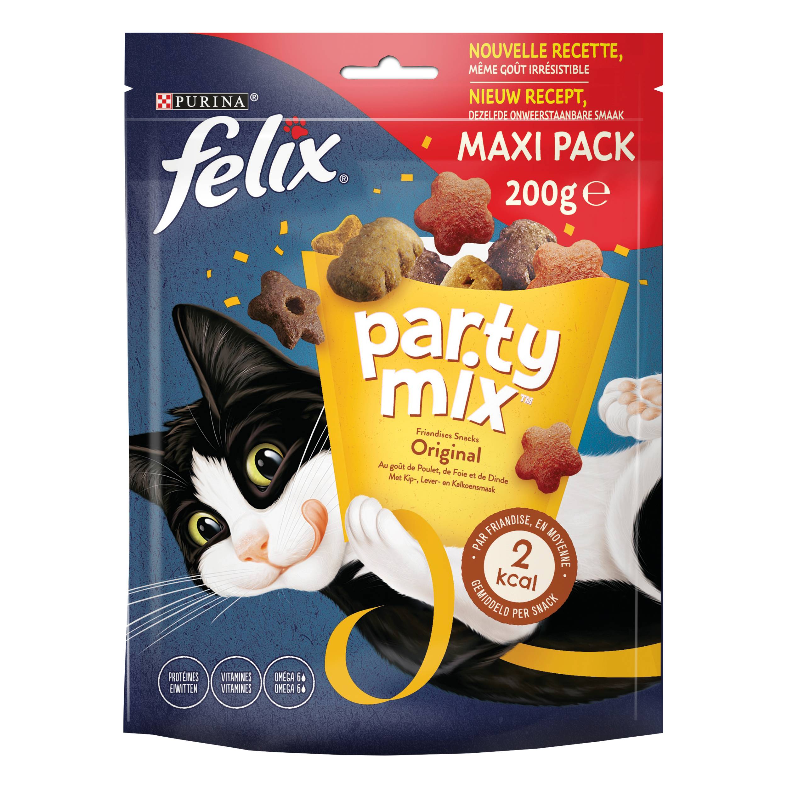 Purina One - Biscuits chat Party Mix Poulet Foie Dinde 200 g - FELIX - Image 7