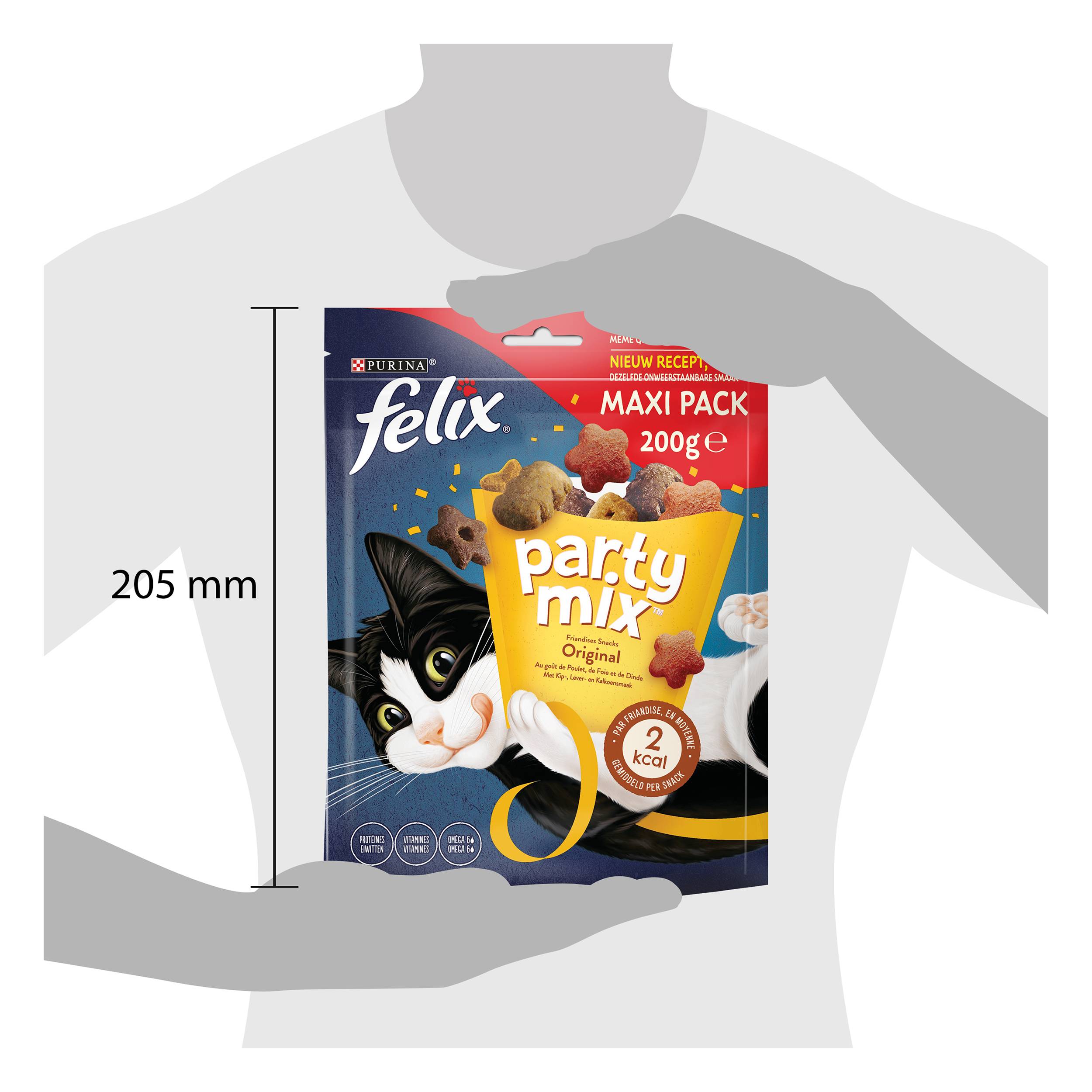Purina One - Biscuits chat Party Mix Poulet Foie Dinde 200 g - FELIX - Image 8