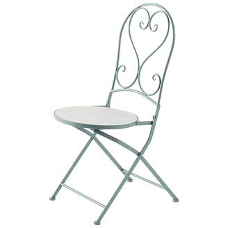 Kaemingk - Chaise de bistrot fer Vert Eze - ECLOZ