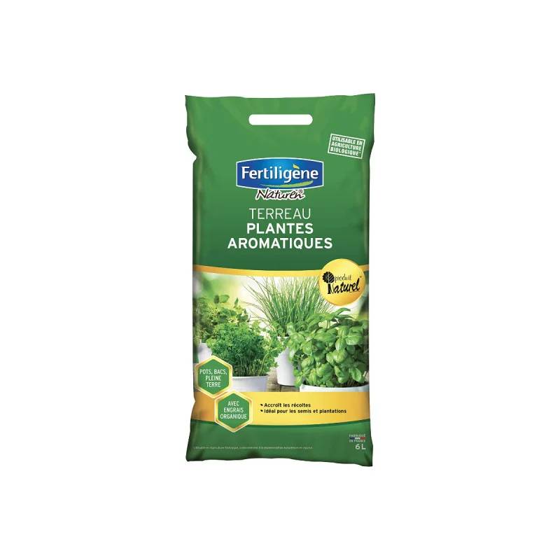 Fertiligène - Terreau Plantes Aromatiques 6l - FERTILIGÈNE - Image 3