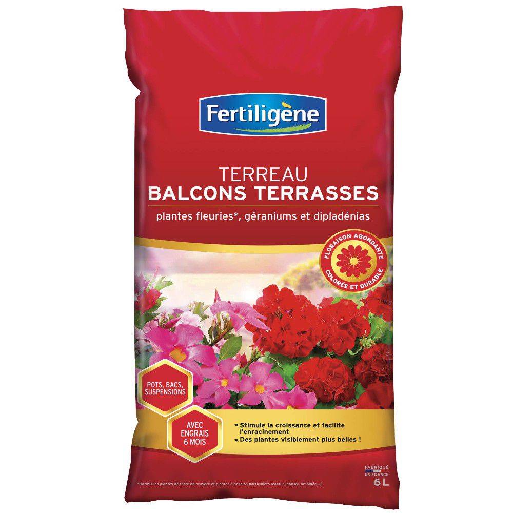 Fertiligène - Terreau Balcons Terrasses - FERTILIGENE