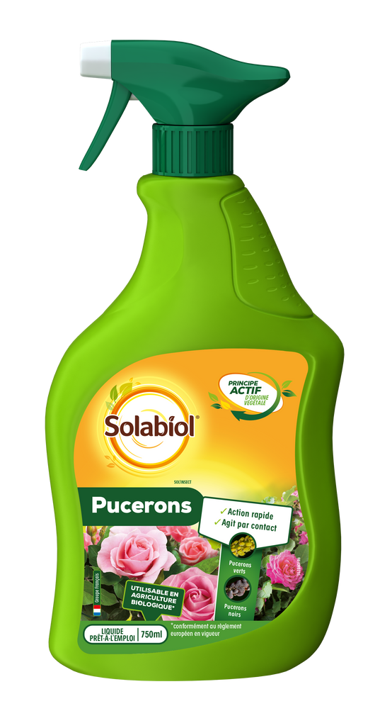Solabiol - Traitement anti-pucerons prêt à l'emploi 750 ml – SOLABIOL