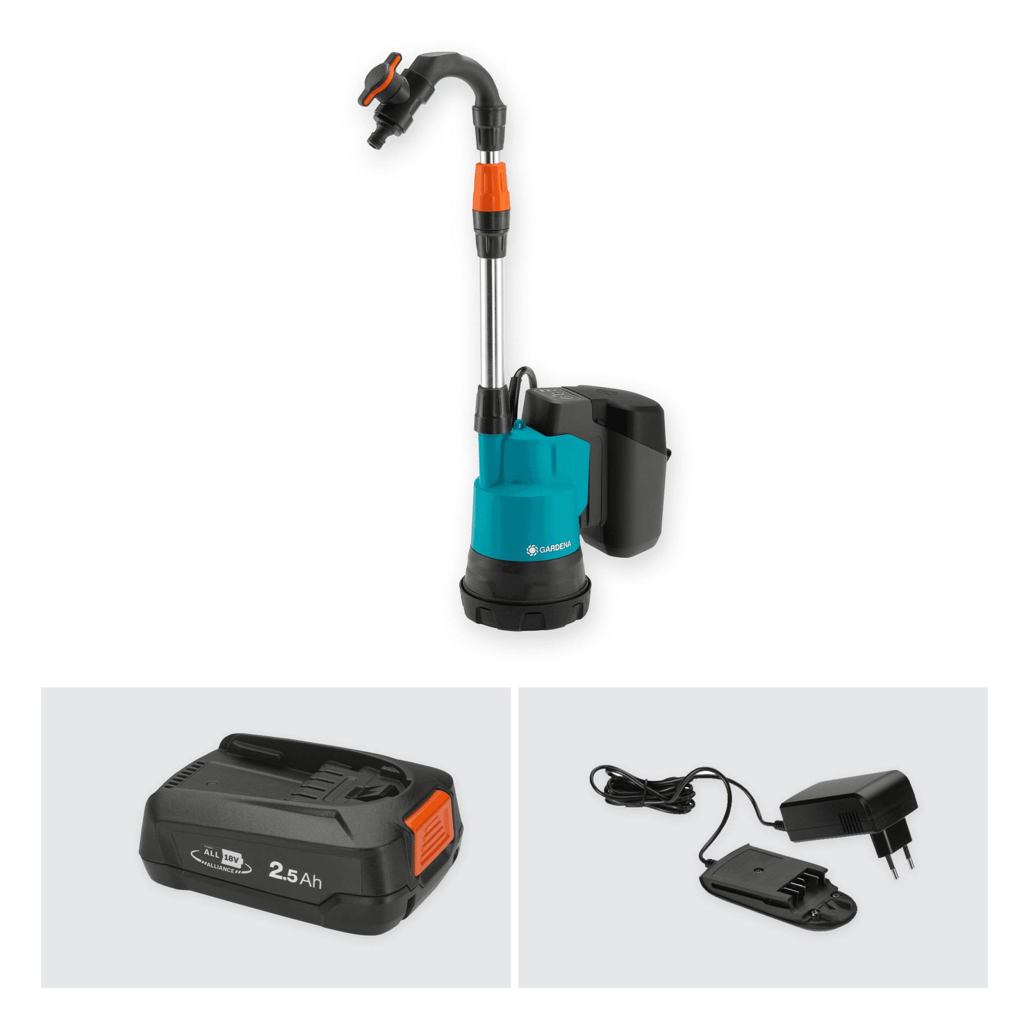 Pompe pour collecteur d'eau de pluie 2000/2 18V P4A GARDENA - Image 3
