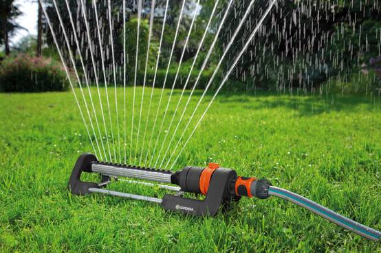 Gardena - Arroseur oscillant Aqua M PVC résistant UV et gel 110-250m² H.8-18 m - Gardena - Image 5