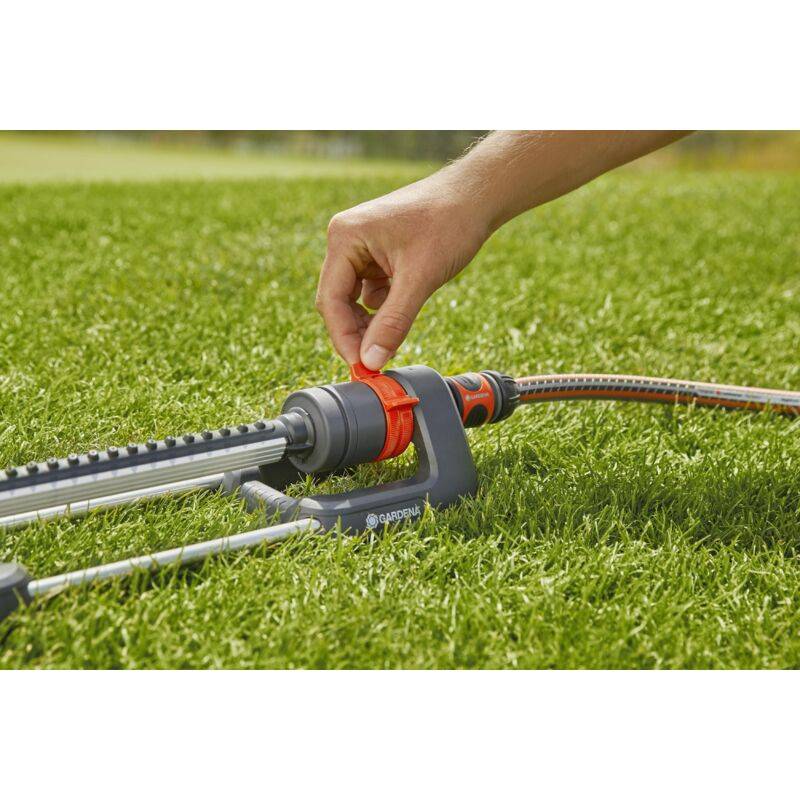 Gardena - Arroseur oscillant Aqua M PVC résistant UV et gel 110-250m² H.8-18 m - Gardena - Image 8