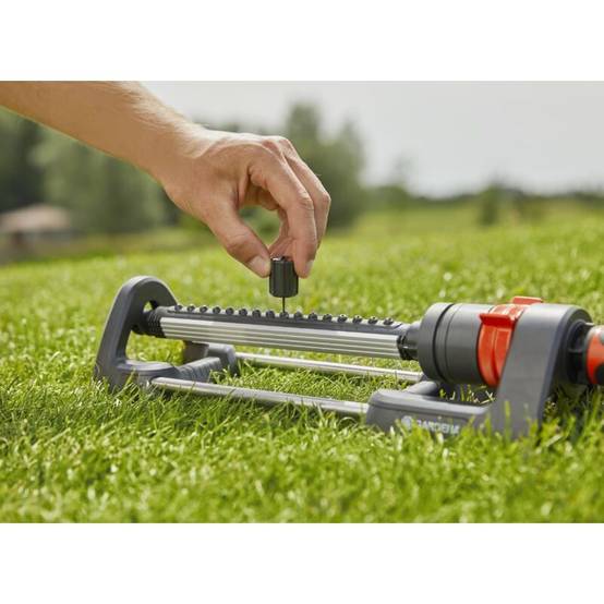 Gardena - Arroseur oscillant Aqua M PVC résistant UV et gel 110-250m² H.8-18 m - Gardena - Image 7
