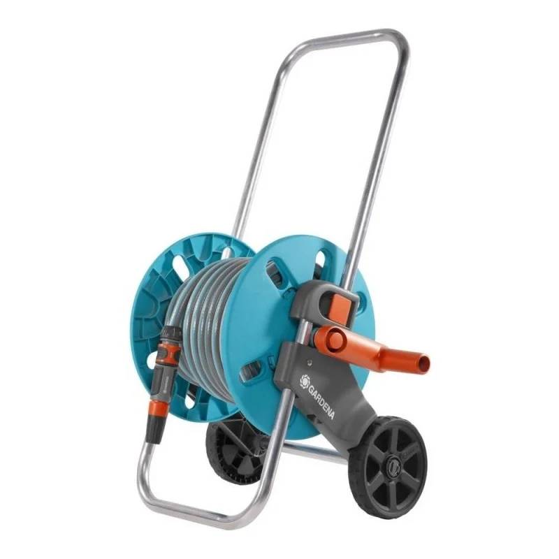 Gardena - Dévidoir de jardin Aquaroll S acier inoxydable avec tuyau L. 20 m – Gardena - Image 6