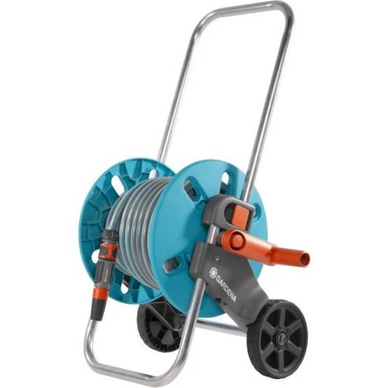 Gardena - Dévidoir de jardin Aquaroll S acier inoxydable avec tuyau L. 20 m – Gardena - Image 10