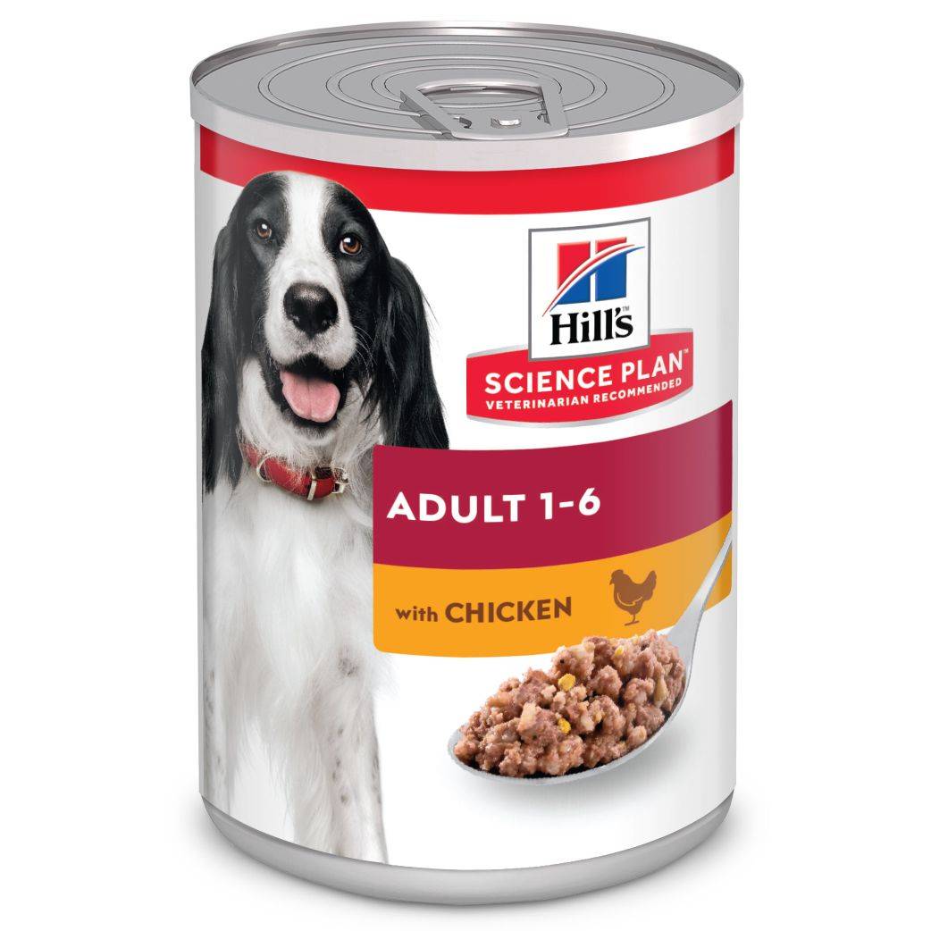 Science plan - Pâtée pour chien adulte au poulet légumes 370 g - Hill's Science Plan
