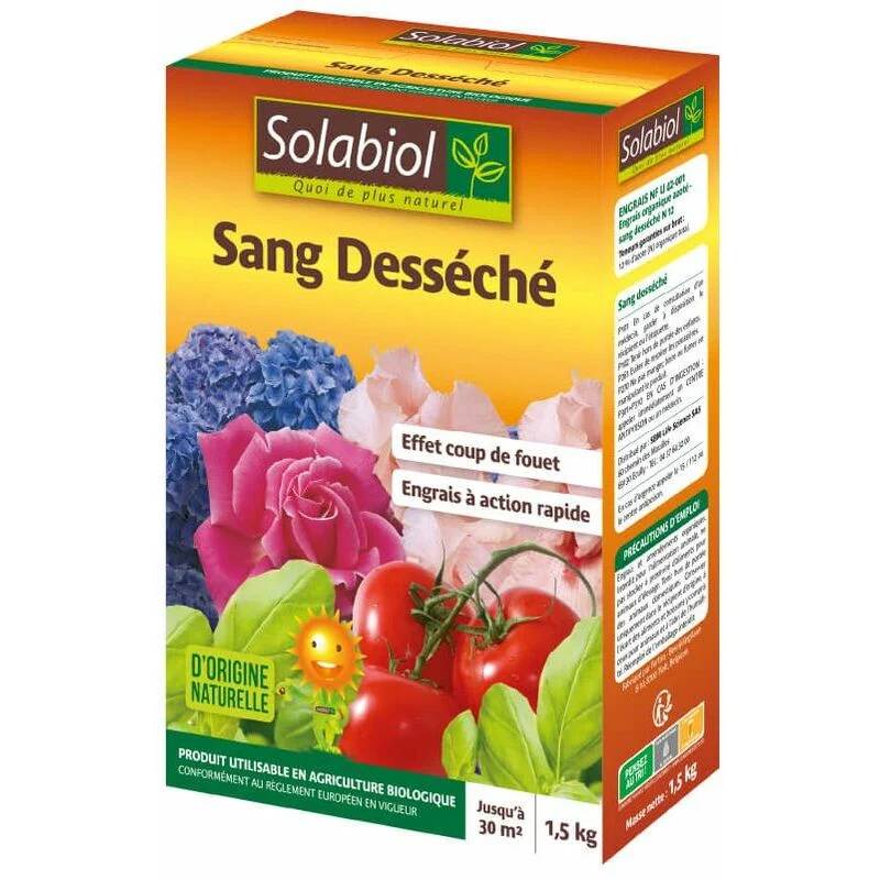 Solabiol - Engrais Sang Desséché Libération Rapide –