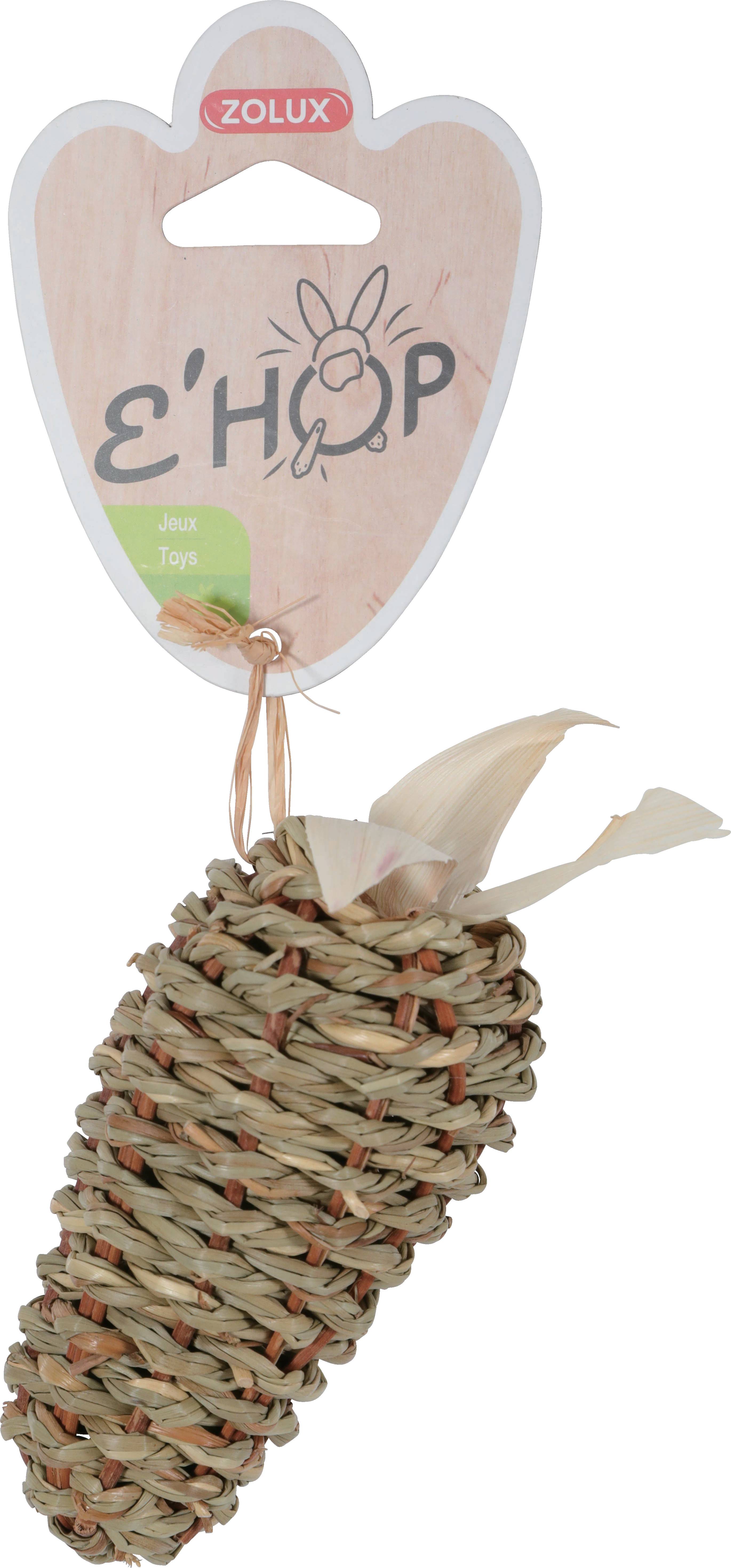 Jouet carotte jonc de mer naturel EHOP - ZOLUX