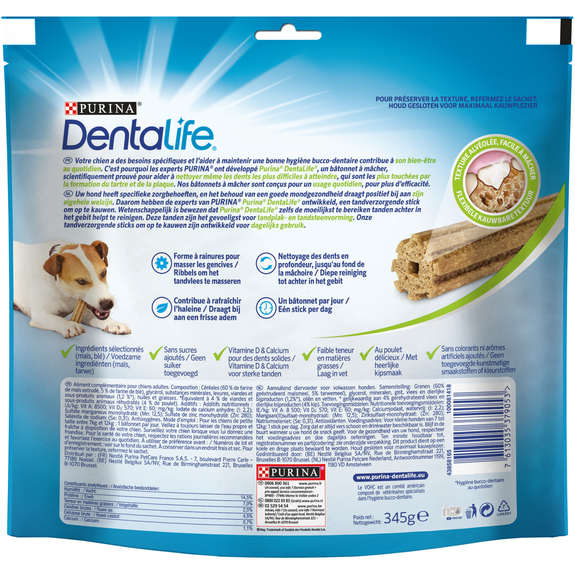 Dentalife - Sticks bucco-dentaire pour petit chien 21 x 345 g - Dentalife - Image 10