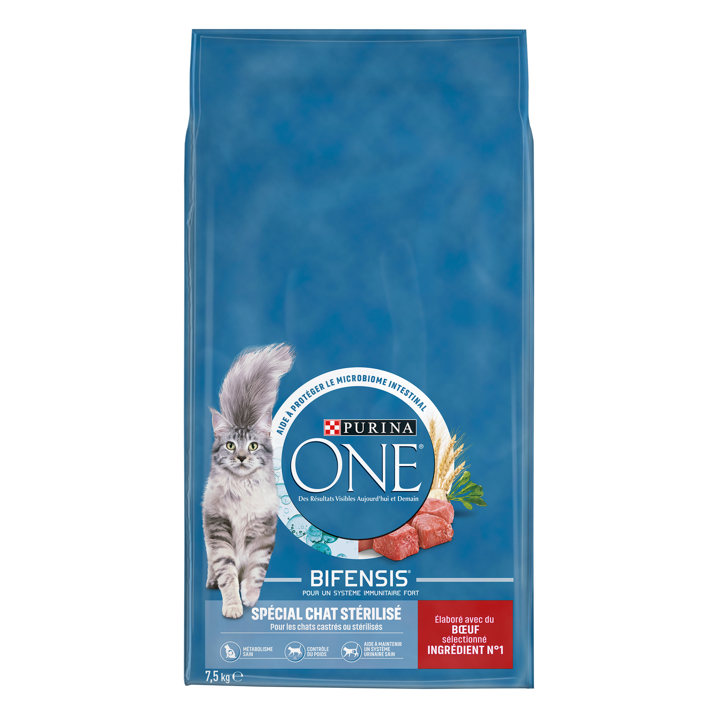 Purina One - Croquettes chat Adulte Stérilisé Bœuf 7,5 kg – PURINA ONE