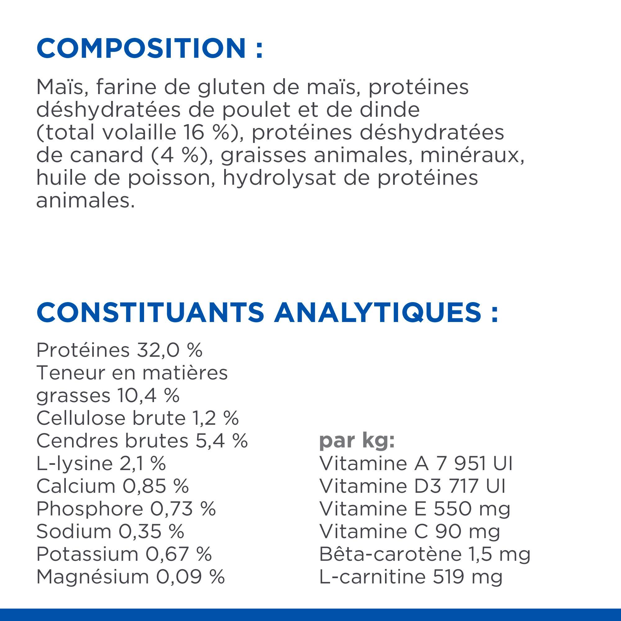 Science plan - Croquettes pour Chat Sterilised Cat Canard 1,5kg - Science Plan Hill's - Image 3
