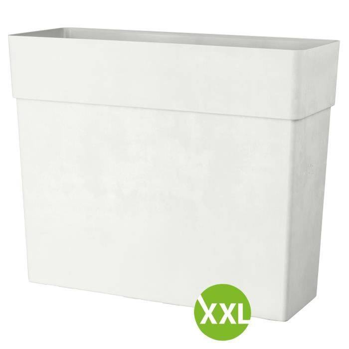 Muret haut LIKE R plastique blanc L.78 cm l.29.5 cm H.65 cm - Deroma - Image 3