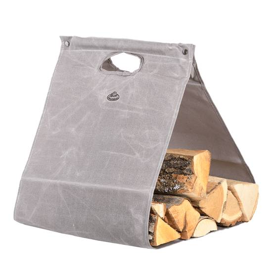 Esschert Design - Esschert Design - Sac porte bois en coton ciré - Image 1