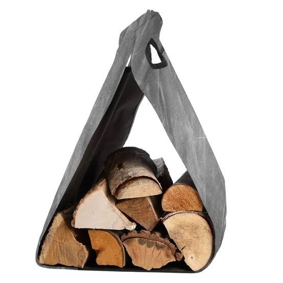 Esschert Design - Esschert Design - Sac porte bois en coton ciré - Image 2