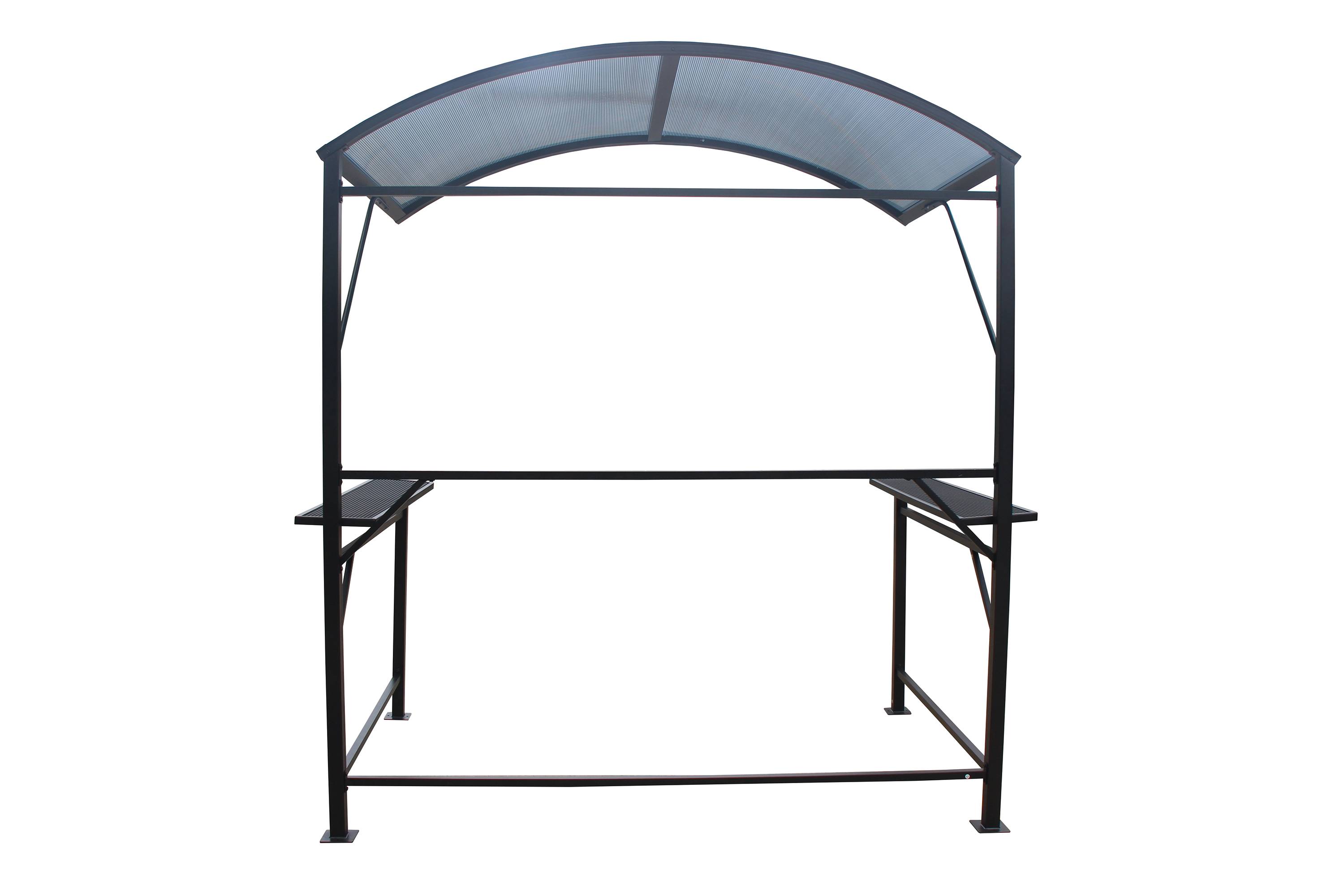 Ecloz - Abri carport barbecue acier polycarbonate - ECLOZ - Image 9