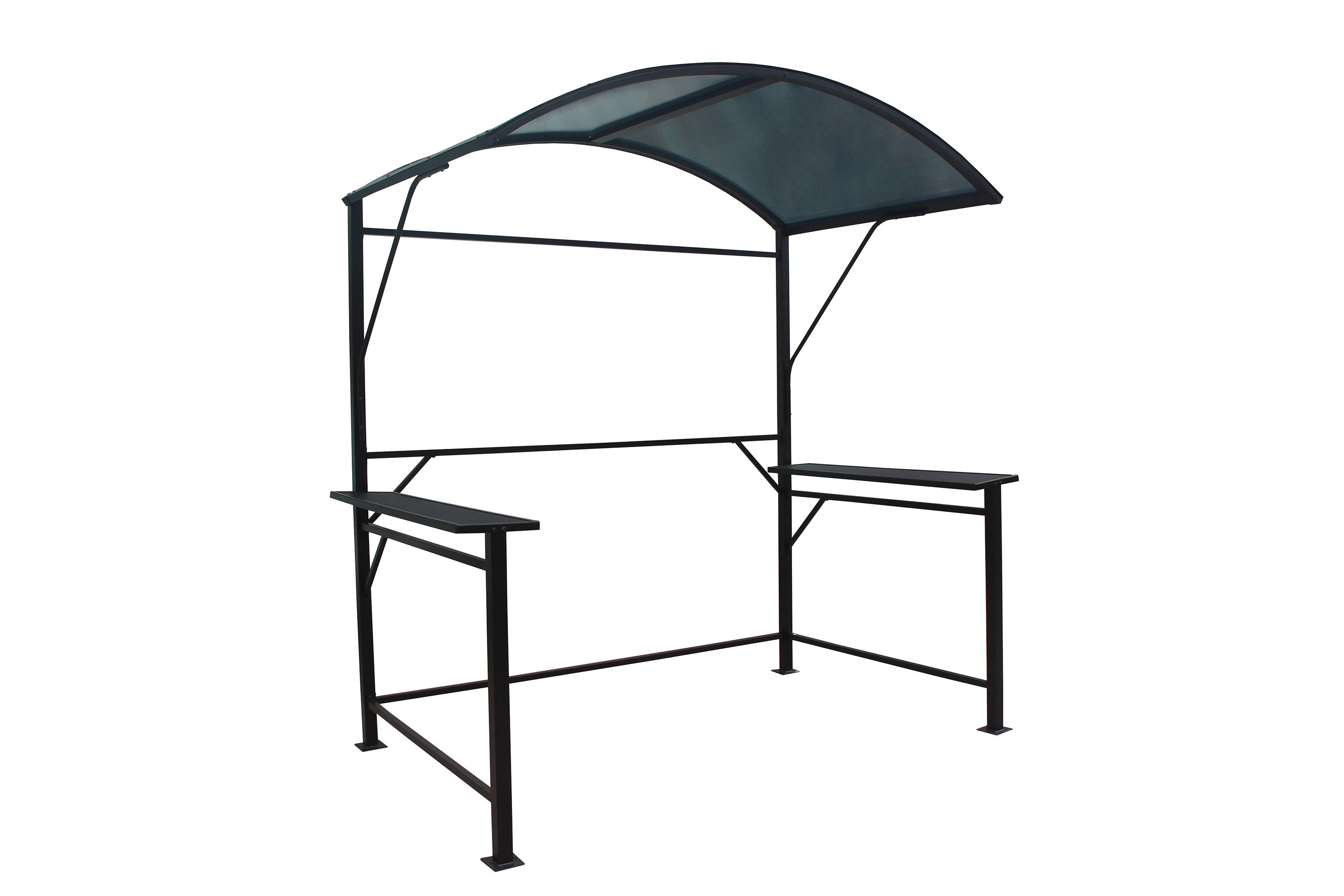 Ecloz - Abri carport barbecue acier polycarbonate - ECLOZ - Image 6