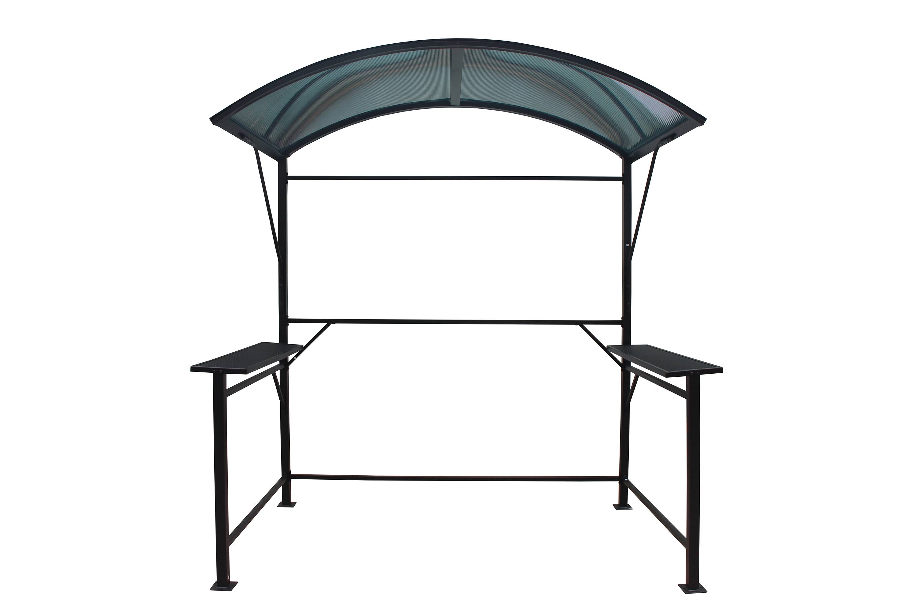 Ecloz - Abri carport barbecue acier polycarbonate - ECLOZ - Image 7