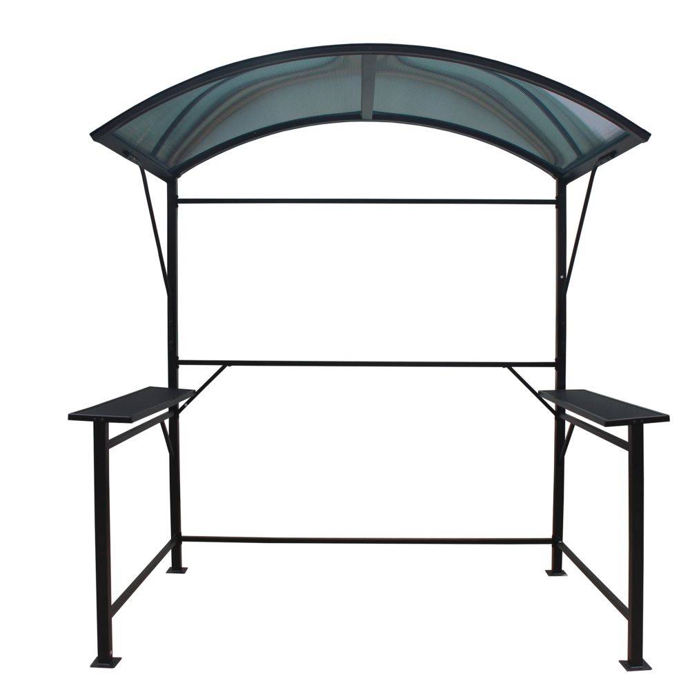 Ecloz - Abri carport barbecue acier polycarbonate - ECLOZ - Image 1