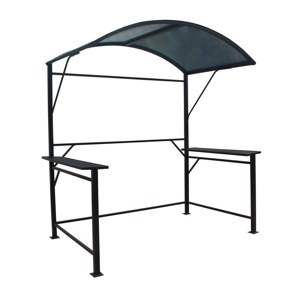 Ecloz - Abri carport barbecue acier polycarbonate - ECLOZ - Image 2