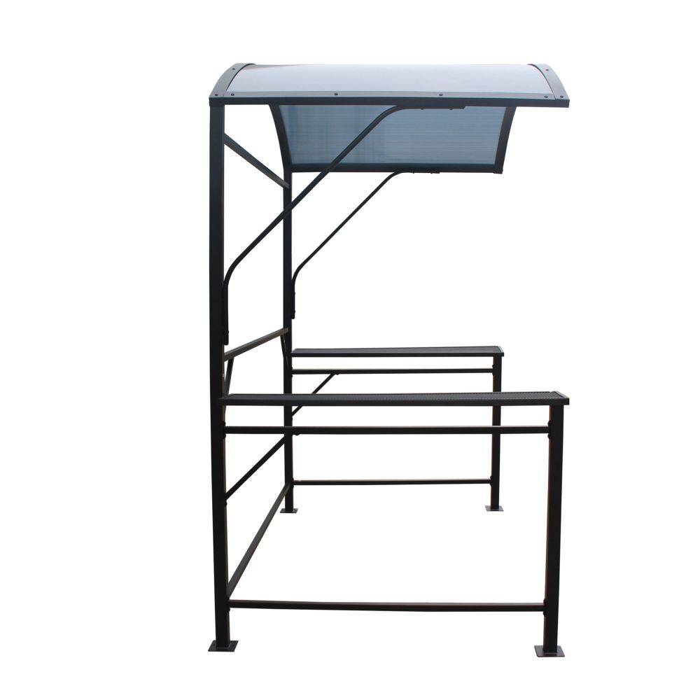 Ecloz - Abri carport barbecue acier polycarbonate - ECLOZ - Image 5