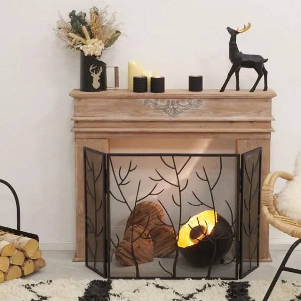 Pare-feu Fer Forgé Noir – AUBRY GASPARD - Image 2