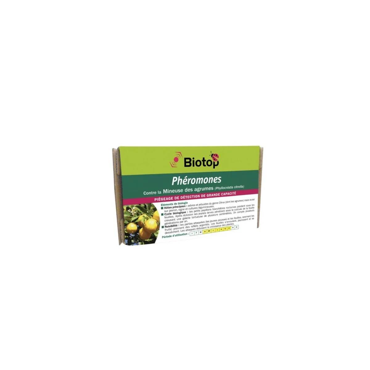 Greenapy - Phéromone Mineuse des agrumes Phyllocnistis citrella boîte de 2 capsules - Greenapy - Image 6