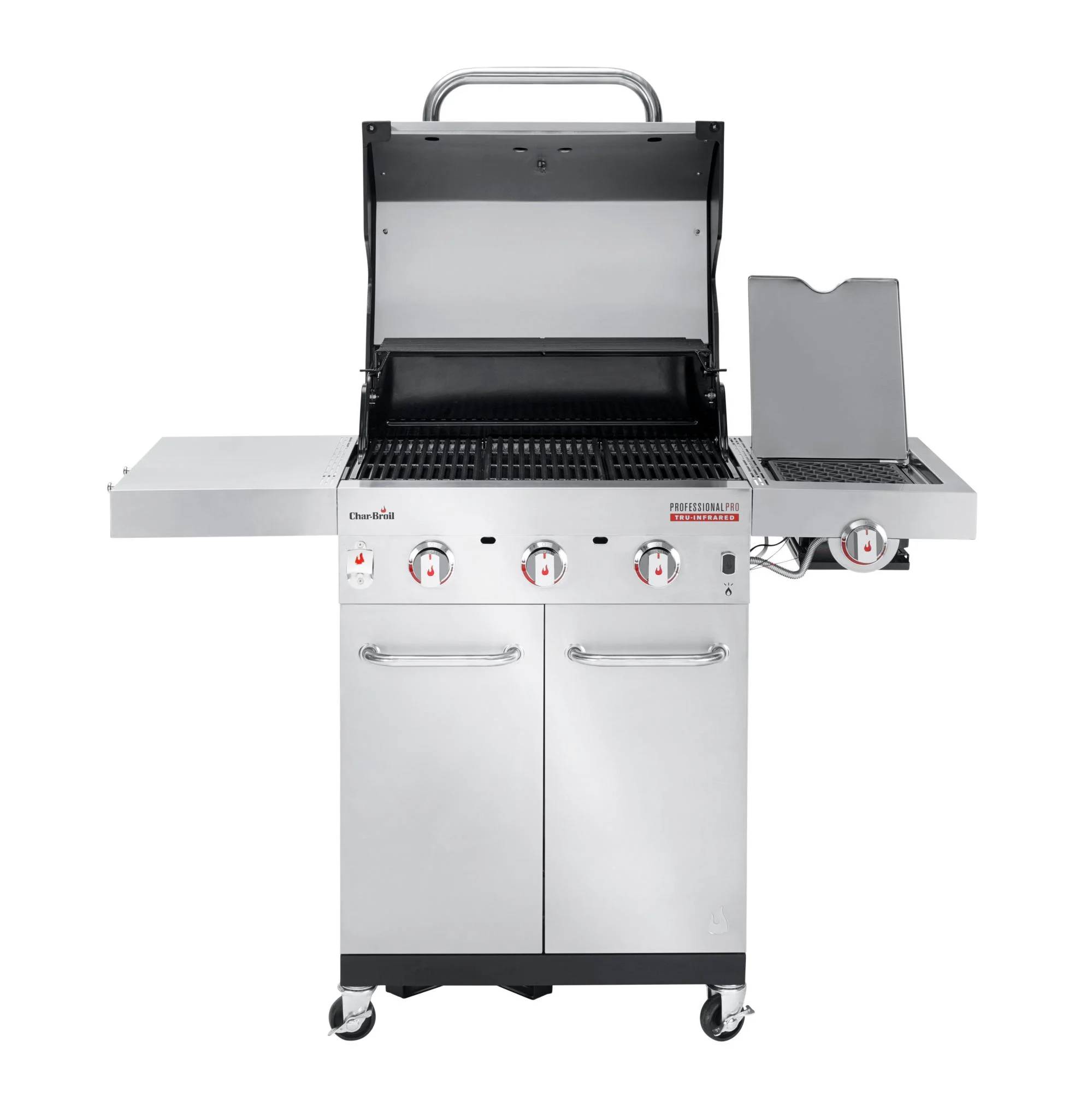 Char-broil - Barbecue à Gaz Inox 3 Brûleurs + 1 Latéral Infrarouge 134 x 54 x 120,9 cm - CHAR-BROIL - Image 14