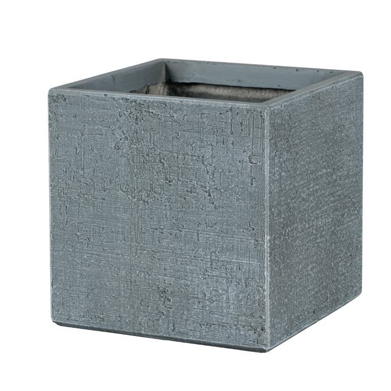 Pot Colorado en fibre Gris L.50 x l.50 x H.50 cm