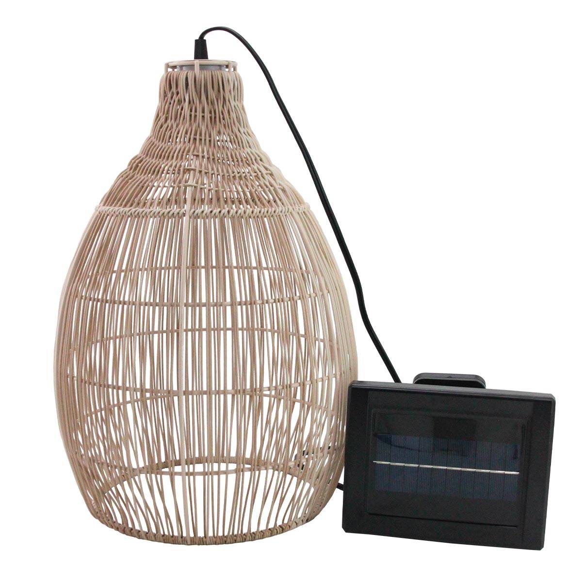 Lumisky - Suspension solaire bohème naturel Holiday Ø.29 x H.42 cm - Image 1