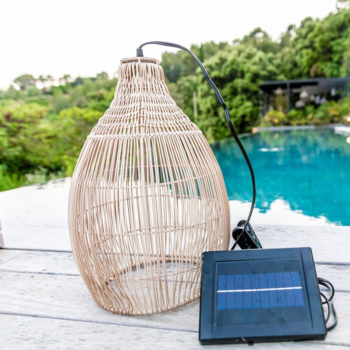 Lumisky - Suspension solaire bohème naturel Holiday Ø.29 x H.42 cm - Image 4