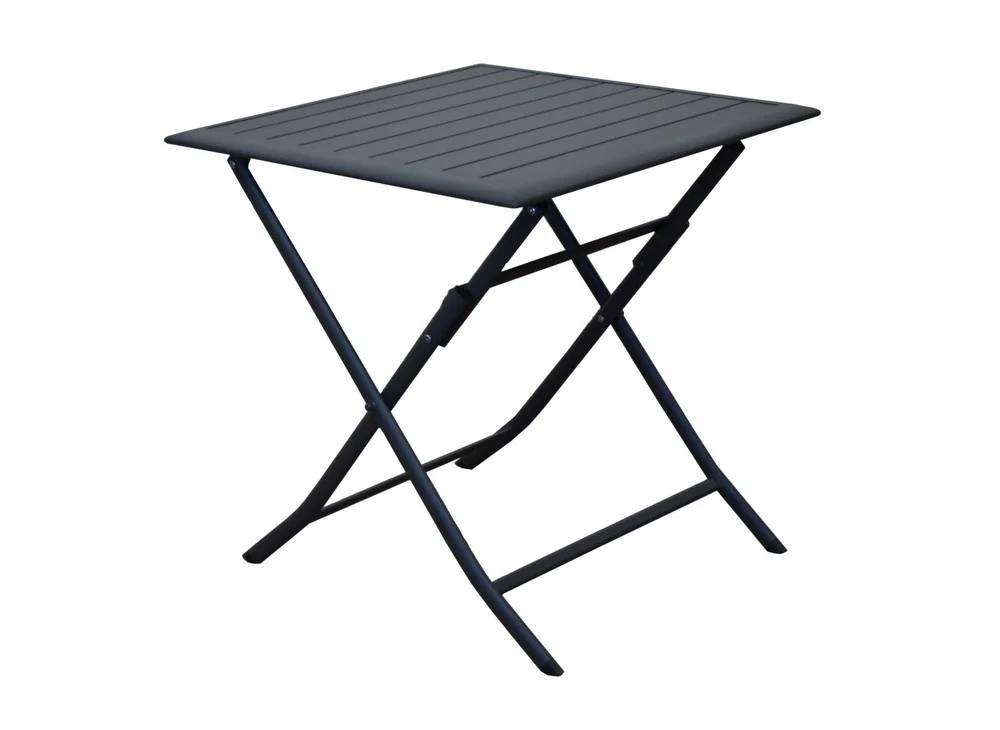 Pro Loisirs - Guéridon Carré Pliant L.70 x H.71 x P.70 cm 7,4 kg - LORITA - Image 3