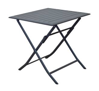 Pro Loisirs - Guéridon Carré Pliant L.70 x H.71 x P.70 cm 7,4 kg - LORITA