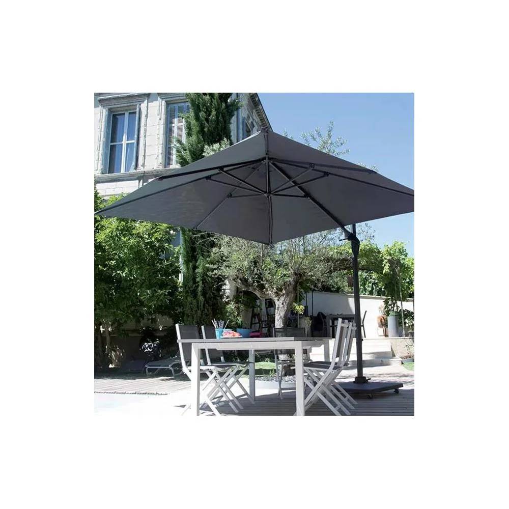Parasol Roma Grey/Gris 3x3m - Image 4