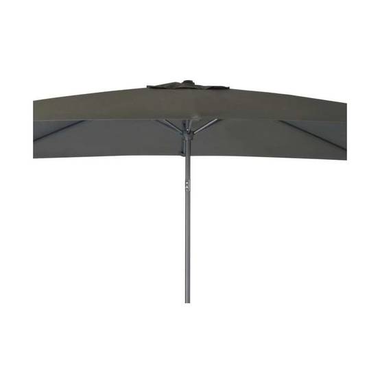 Pro Loisirs - Parasol de jardin droit aluminium gris - PRO LOISIRS - Image 3