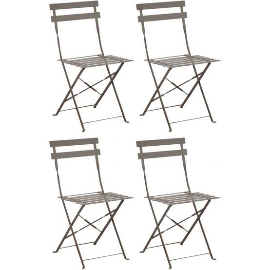 Pro Loisirs - Chaise de repas pliante acier mastic Cuba Proloisirs - Image 3