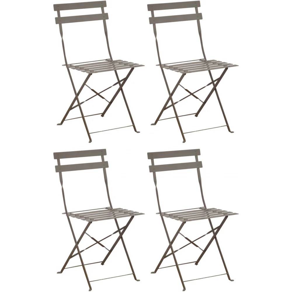 Pro Loisirs - Chaise de repas pliante acier mastic Cuba Proloisirs - Image 3
