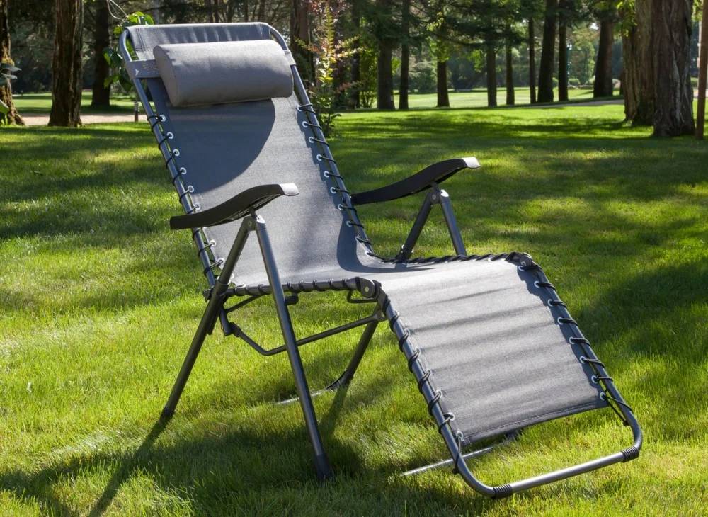 Pro Loisirs - Fauteuil de jardin acier roy/gris Relax Néo Proloisirs - Image 6