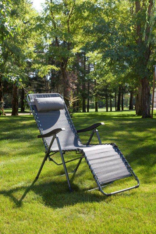 Pro Loisirs - Fauteuil de jardin acier roy/gris Relax Néo Proloisirs - Image 2